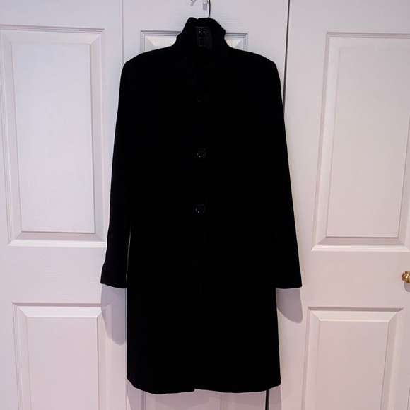 Cinzia Rocca Icons Classic Black Trench Coat - Picture 1 of 7